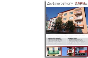 Produktový list - Závěsné balkony -
Abadia